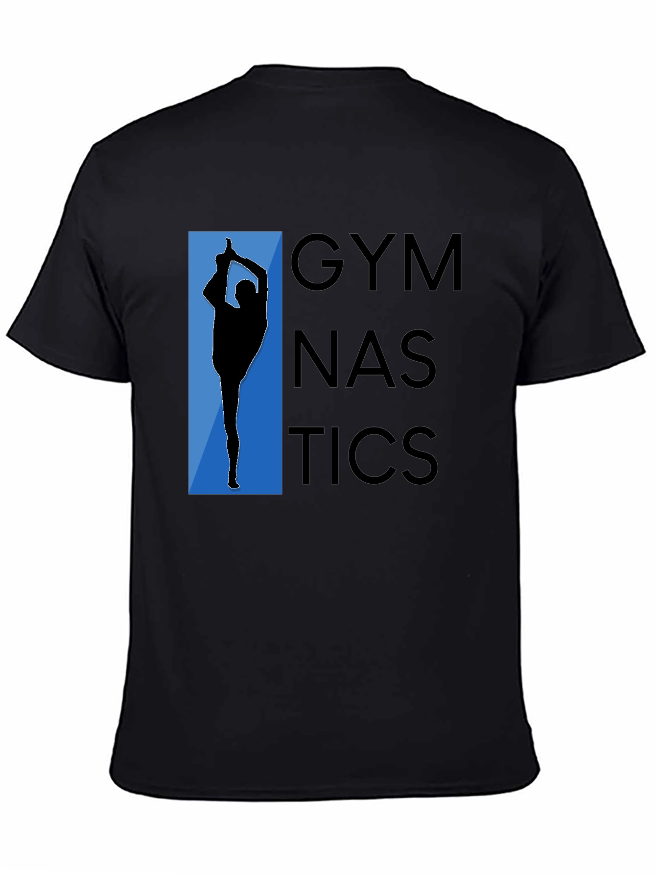 Gymnastics Graphic Tee - Black