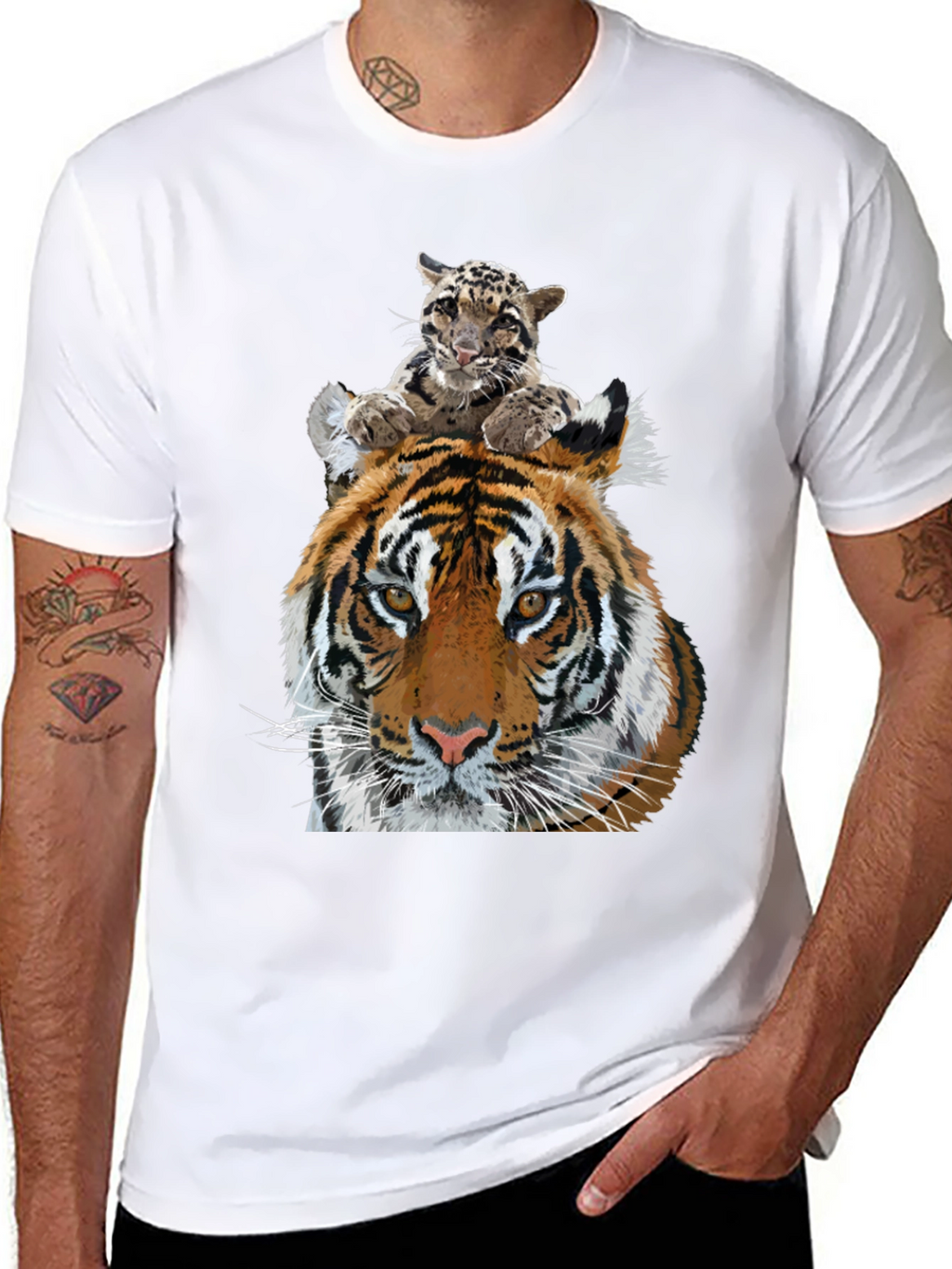 Tiger and Cub Graphic Tee
