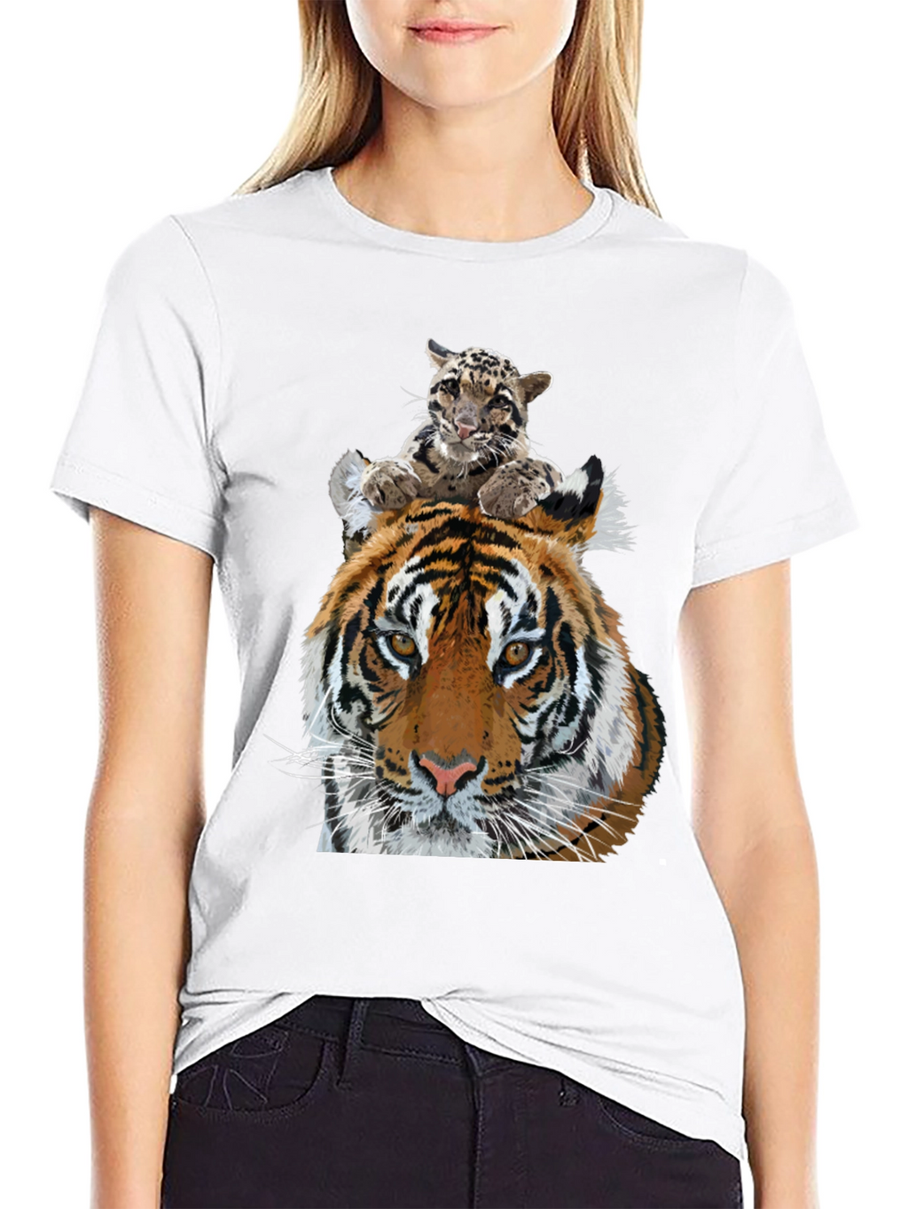 Tiger and Cub Graphic Tee