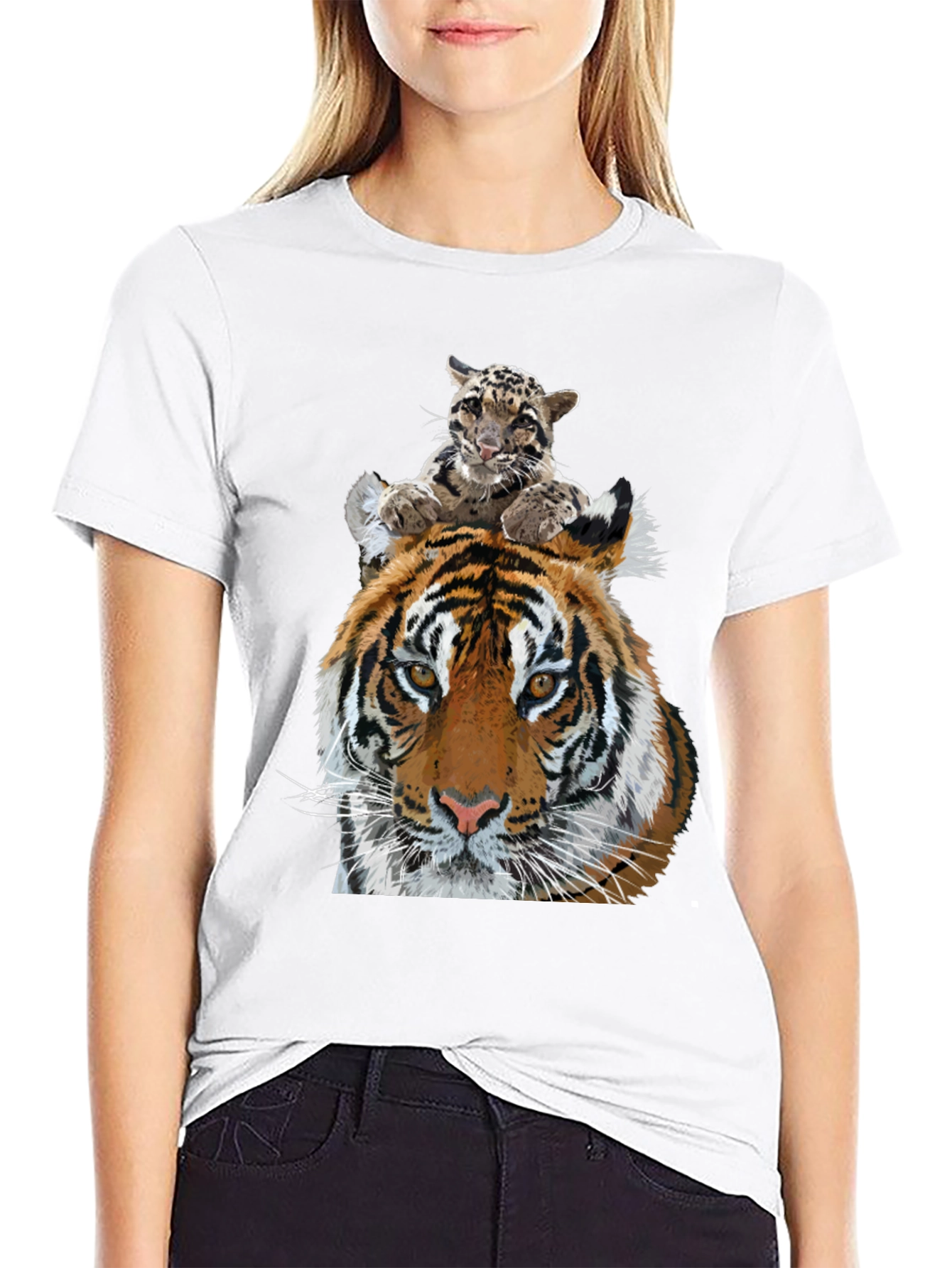 Tiger and Cub Graphic Tee