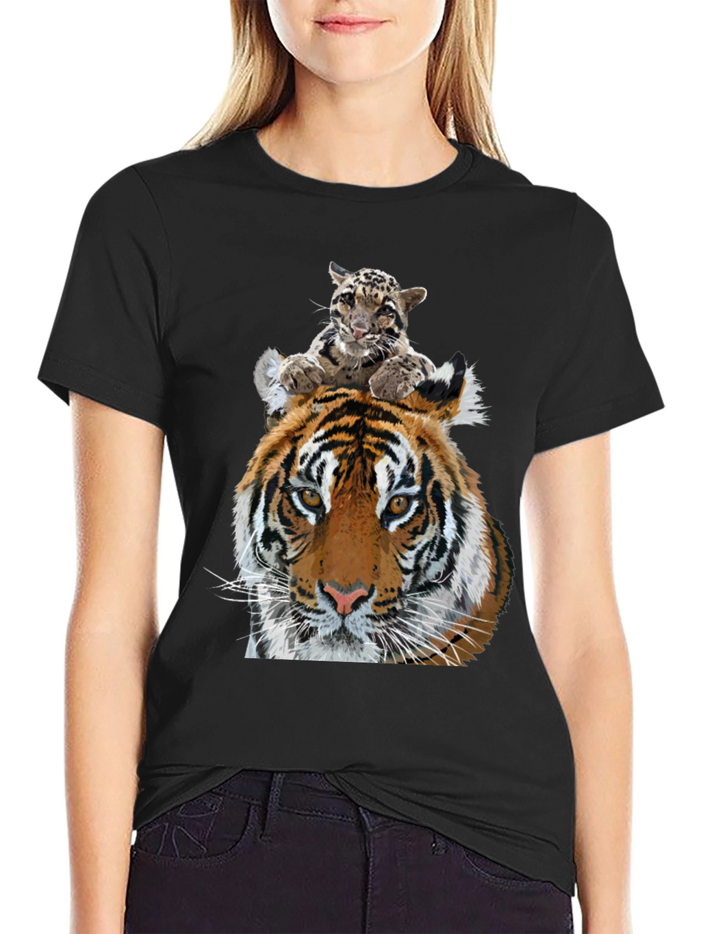 Tiger and Cub Graphic Tee