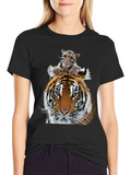 Tiger and Cub Graphic Tee