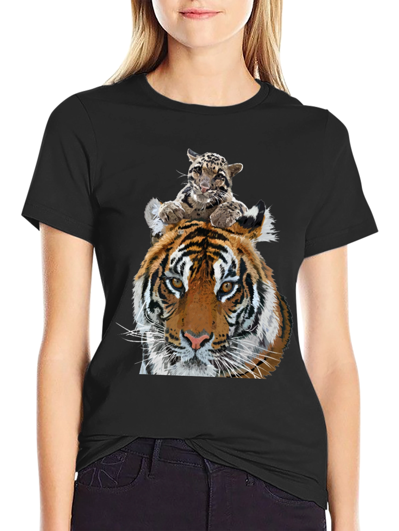 Tiger and Cub Graphic Tee