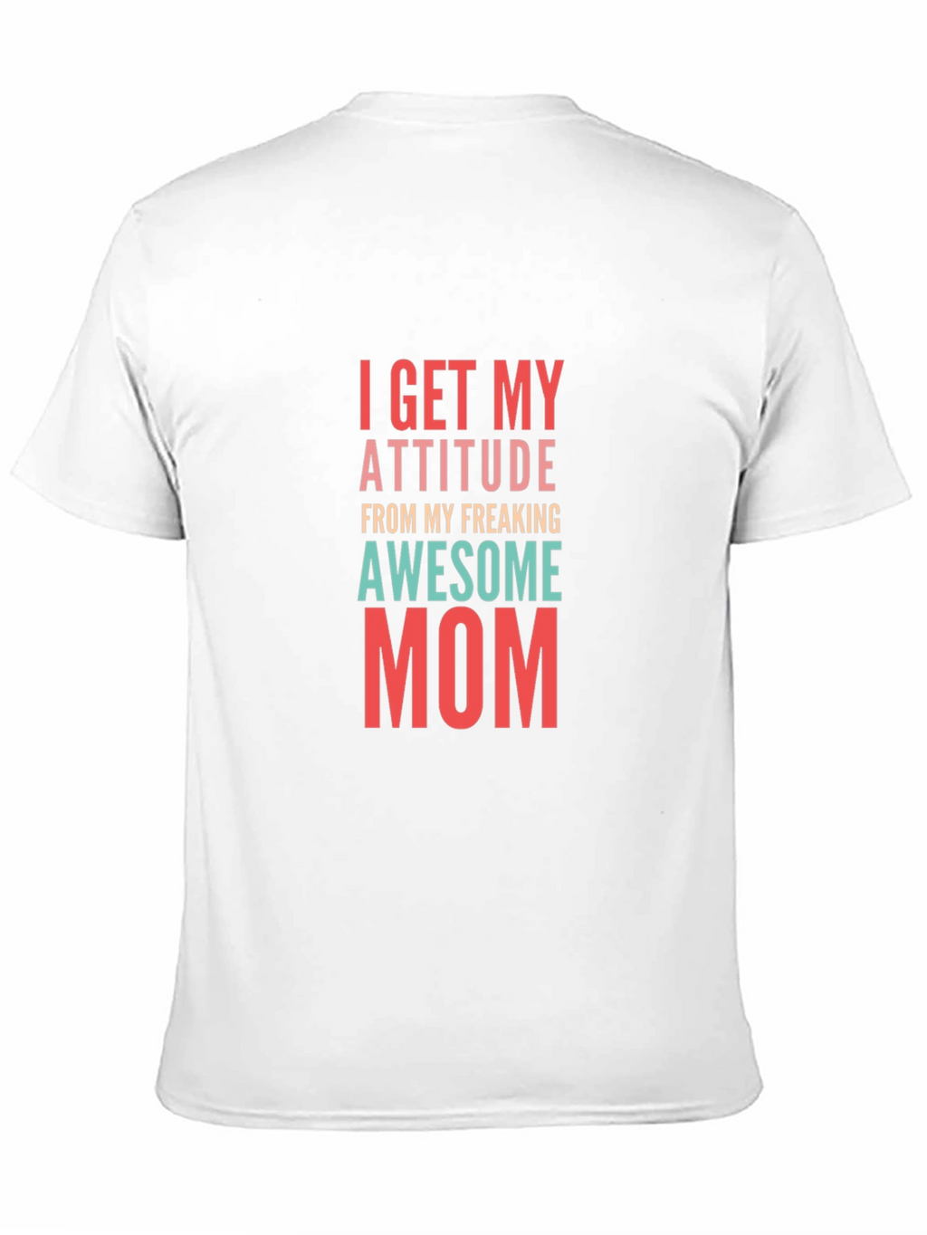 Awesome Mom Graphic Tee - Black Cotton