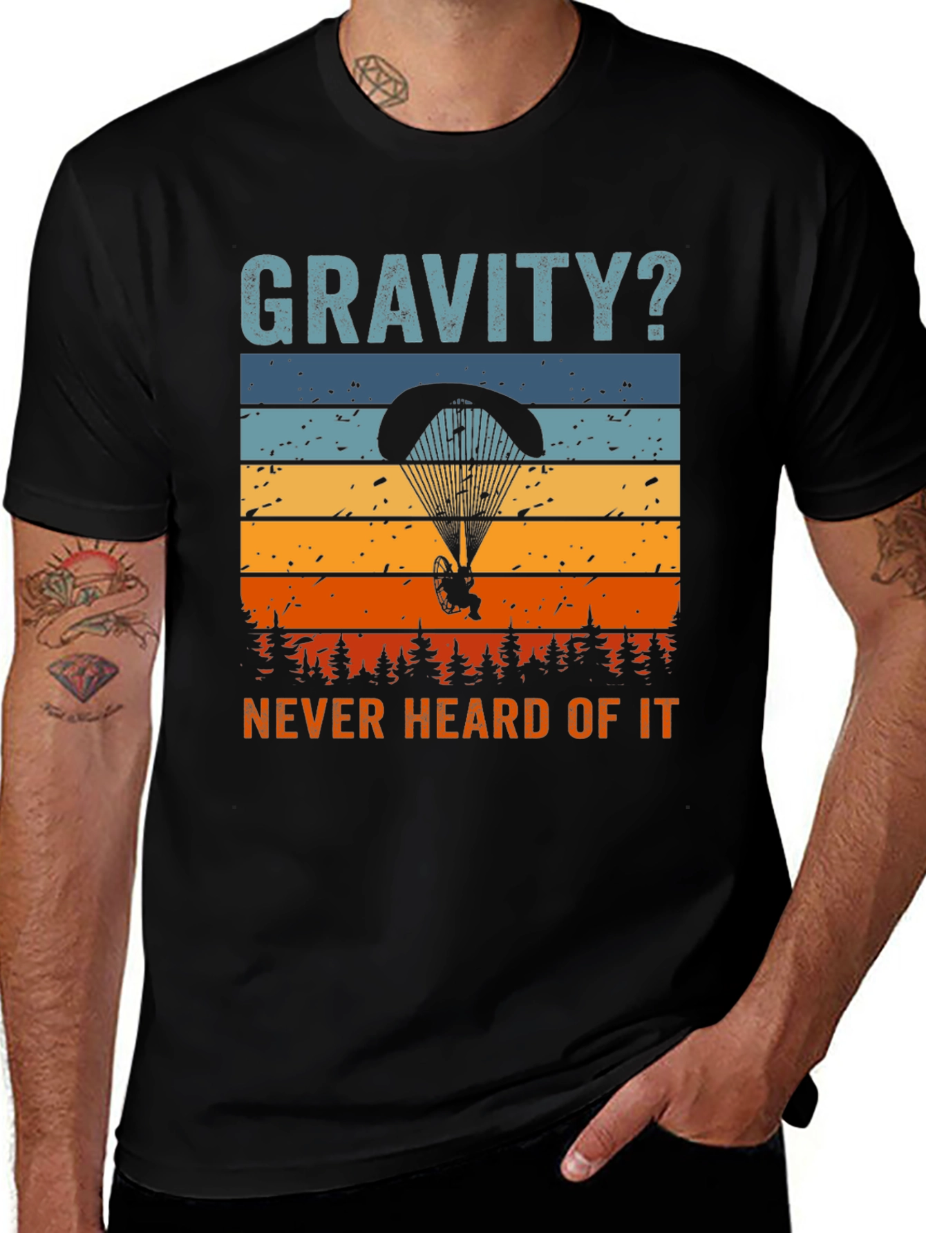 Gravity? Never Heard of It! T-Shirt