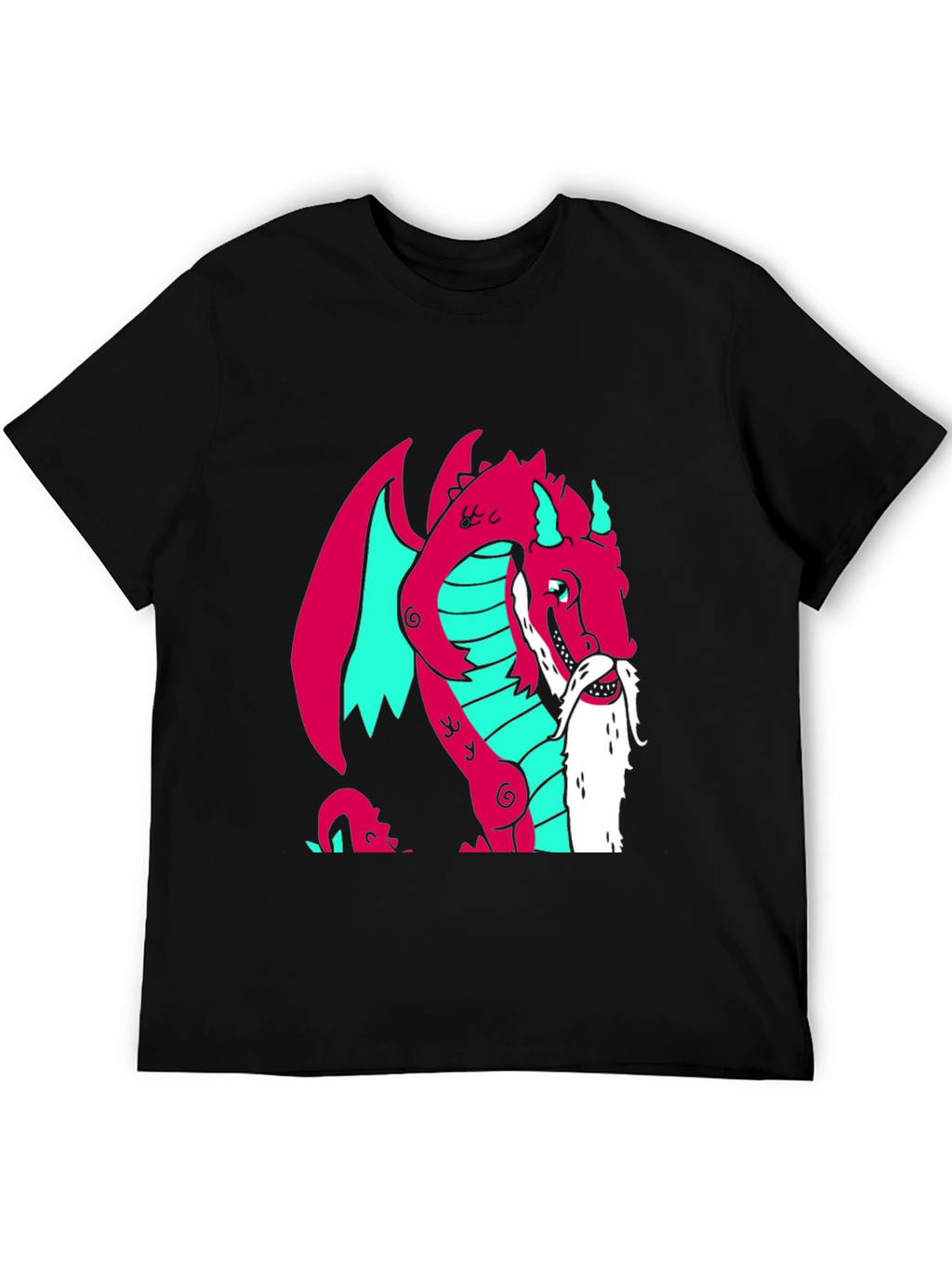 Dragon Graphic Tee - Quirky Fantasy Style!