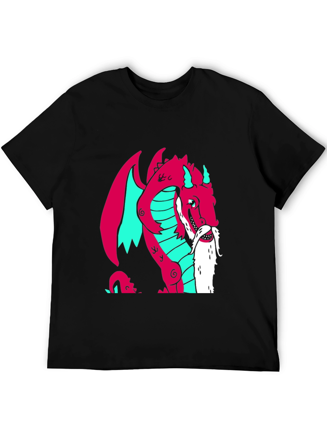 Dragon Graphic Tee - Quirky Fantasy Style!