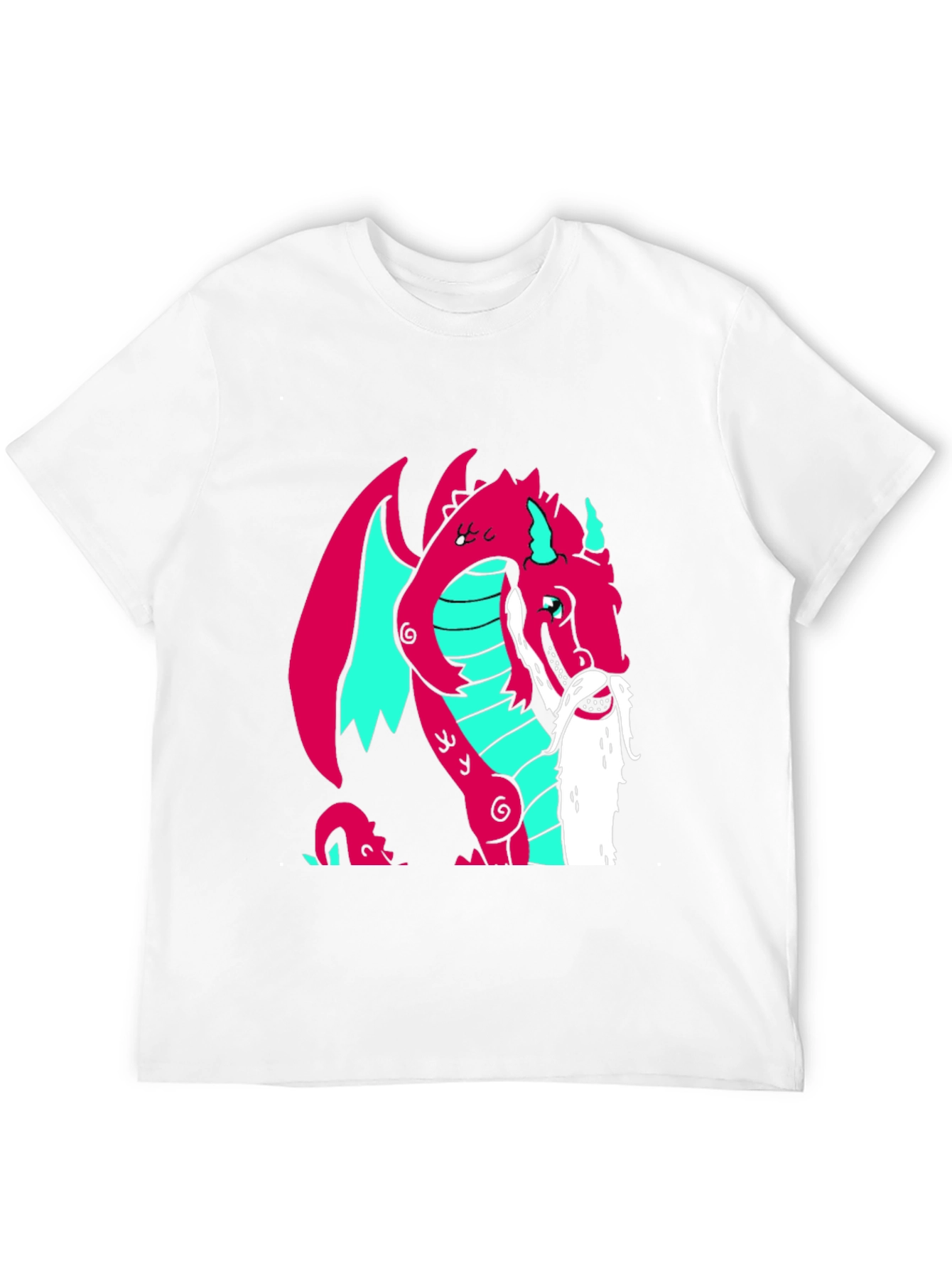Dragon Graphic Tee - Quirky Fantasy Style!
