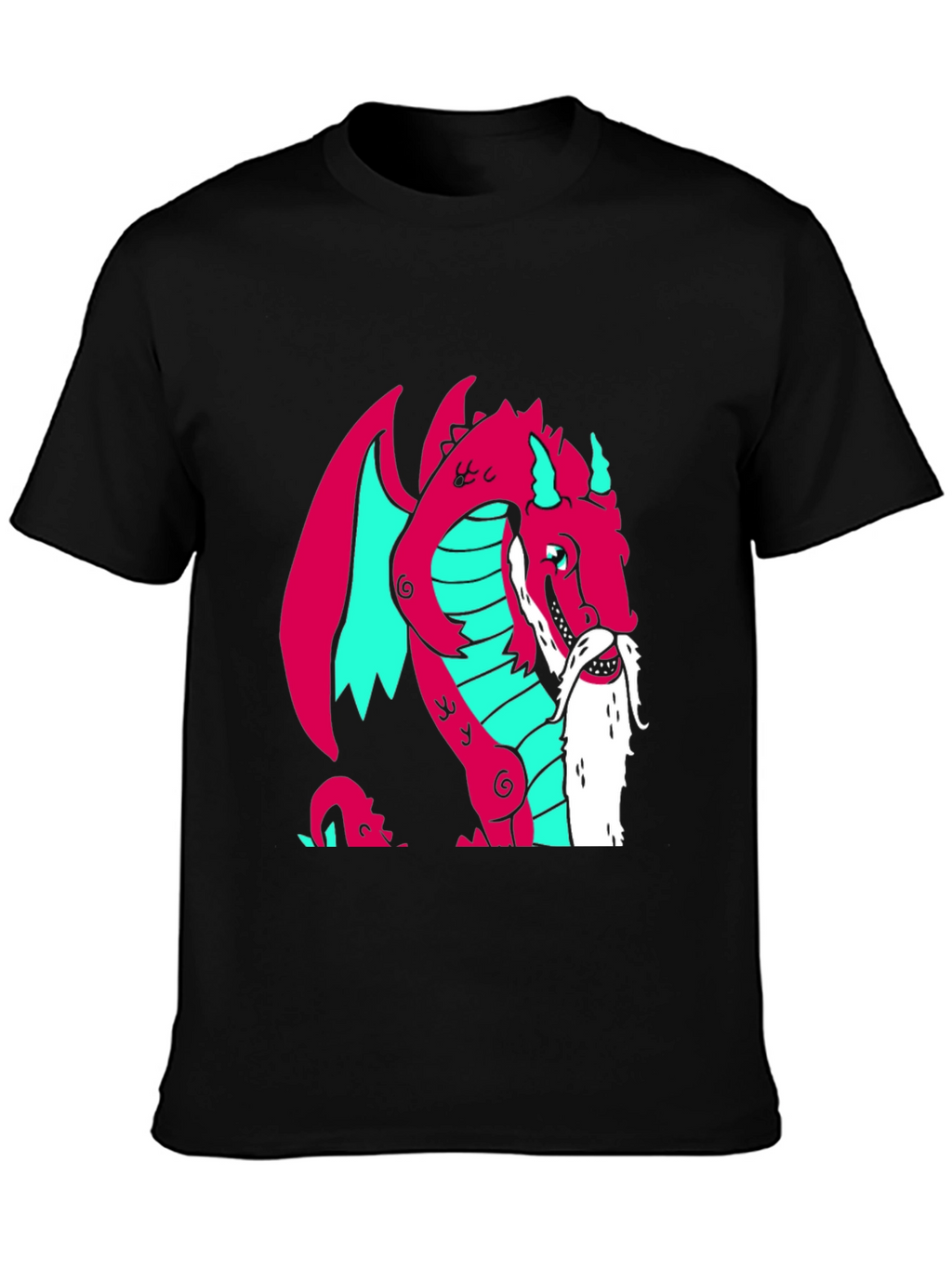 Dragon Graphic Tee - Quirky Fantasy Style!