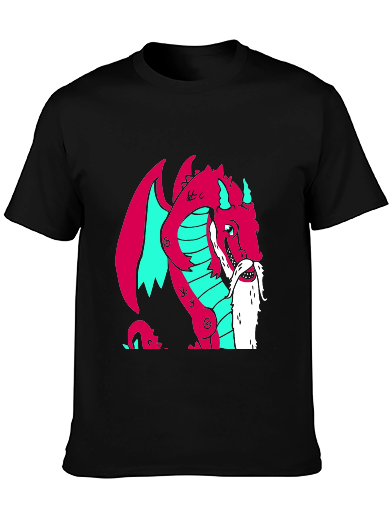 Dragon Graphic Tee - Quirky Fantasy Style!