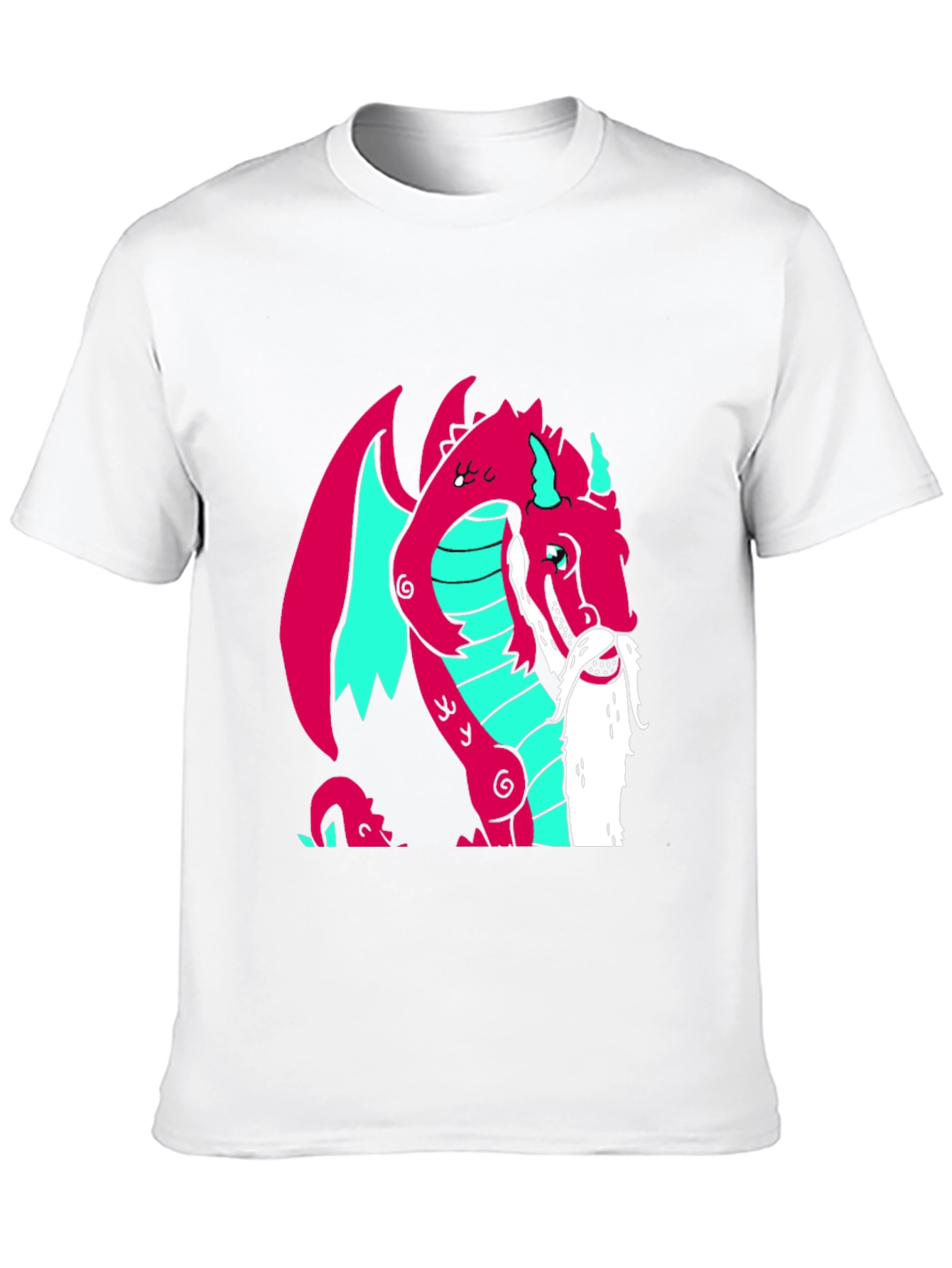 Dragon Graphic Tee - Quirky Fantasy Style!