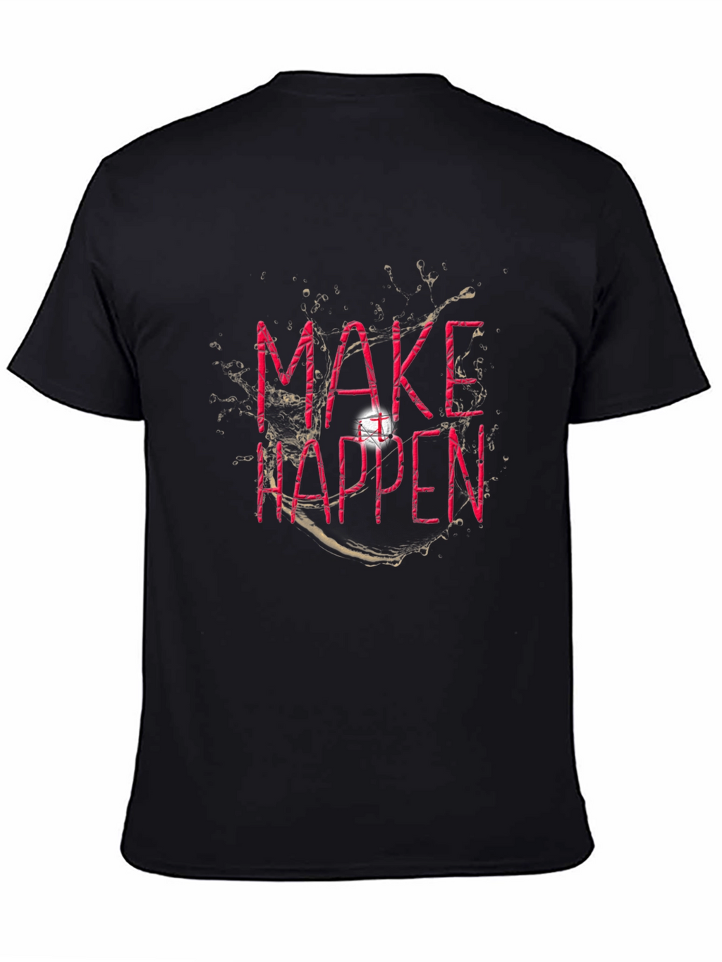 Make Happen Graphic T-Shirt - Black