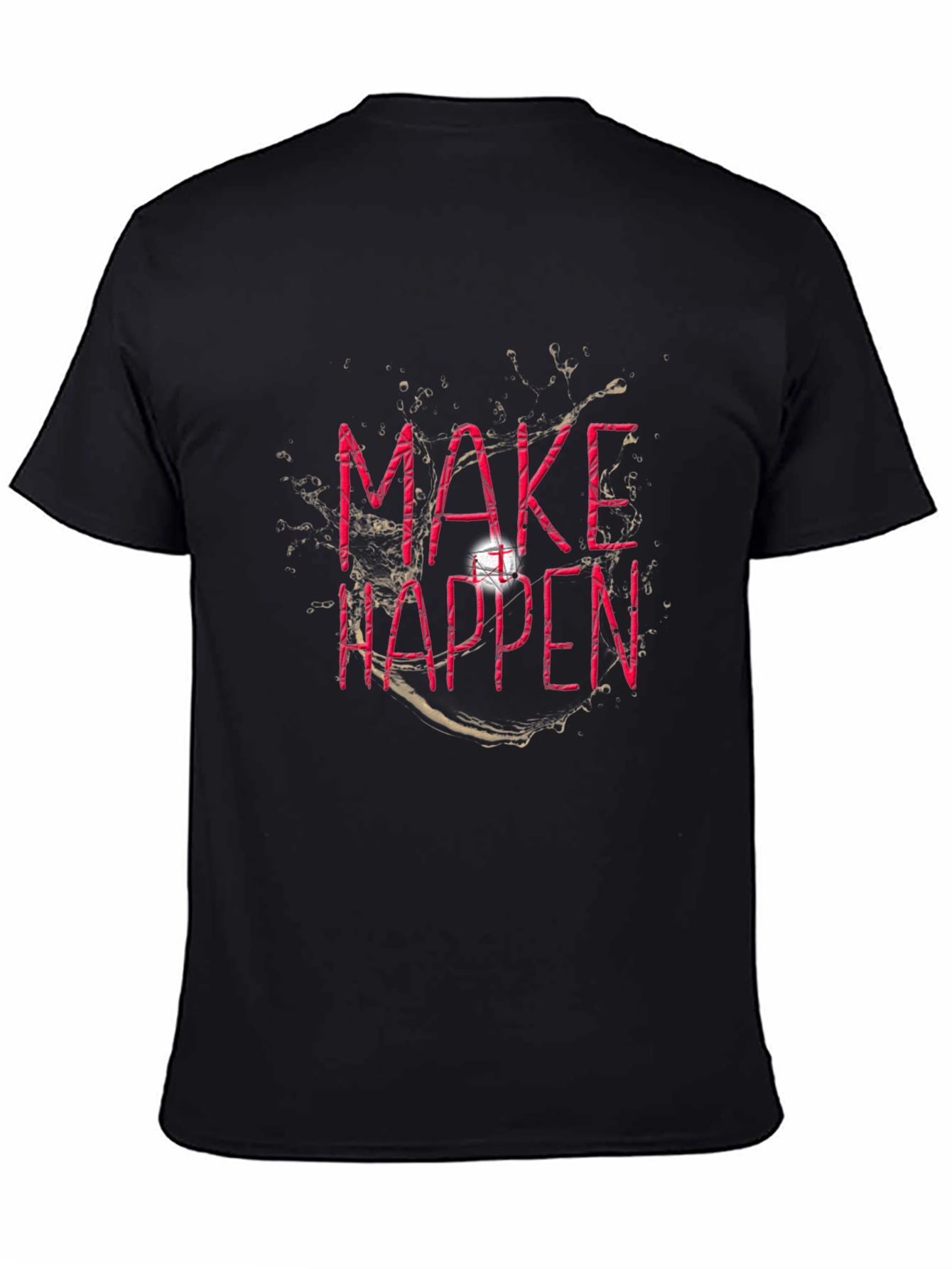 Make Happen Graphic T-Shirt - Black