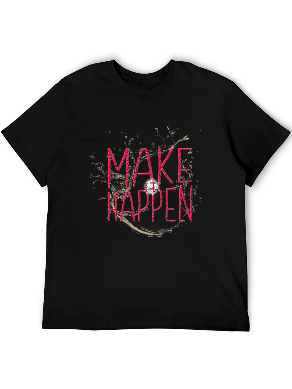 Make Happen Graphic T-Shirt - Black