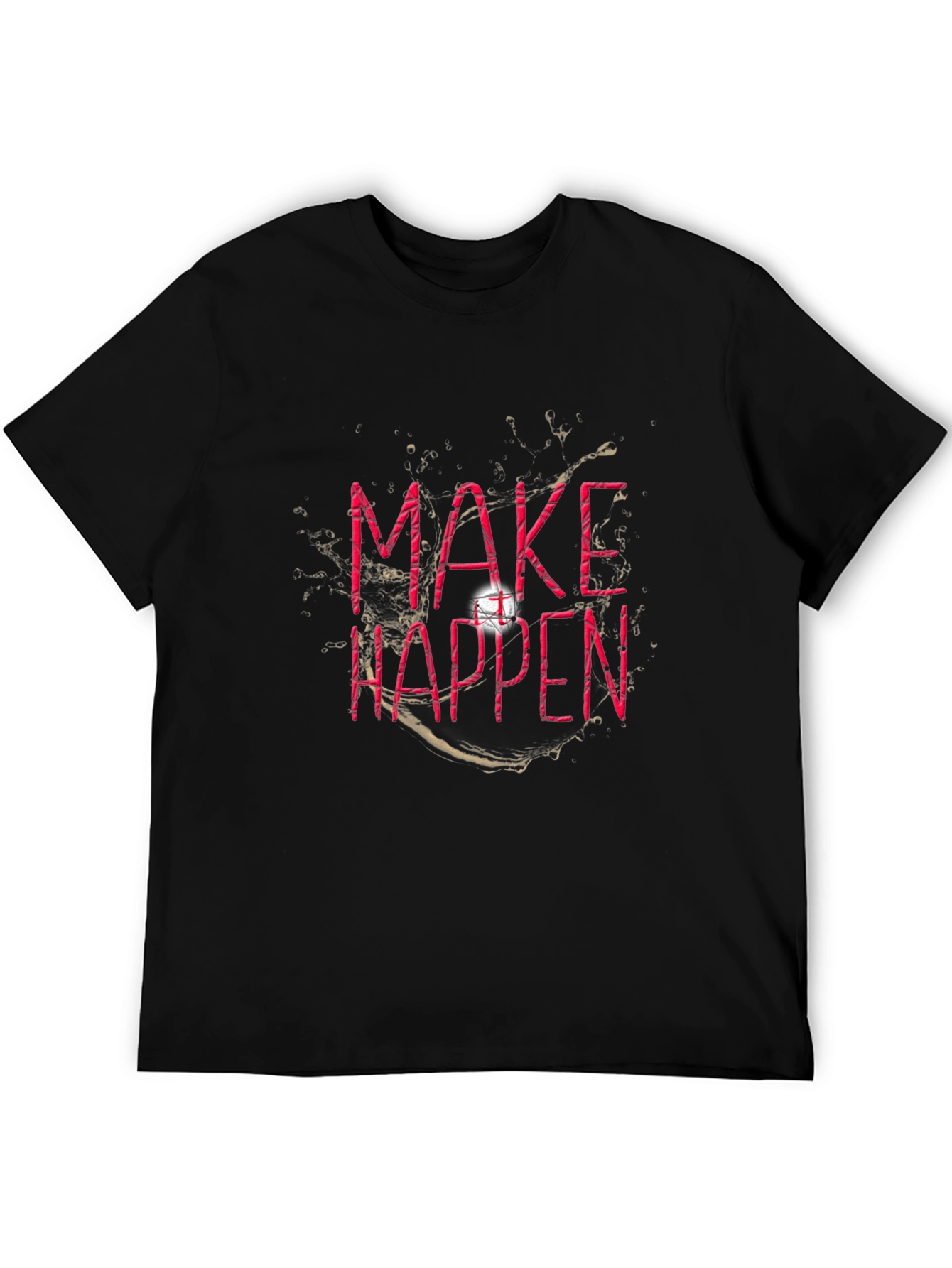 Make Happen Graphic T-Shirt - Black