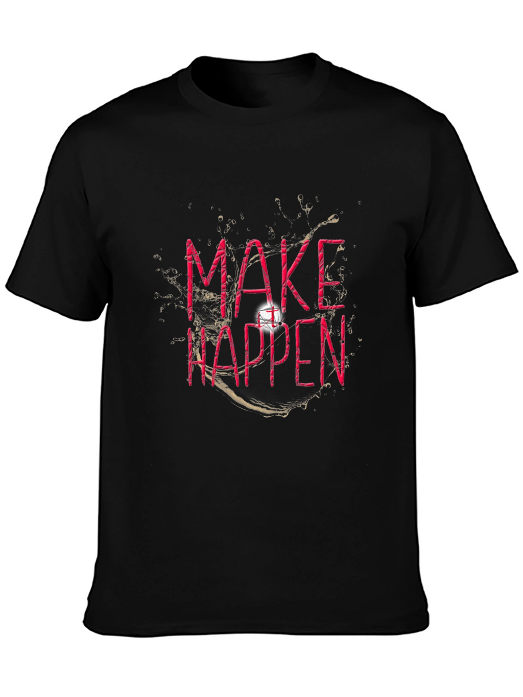 Make Happen Graphic T-Shirt - Black
