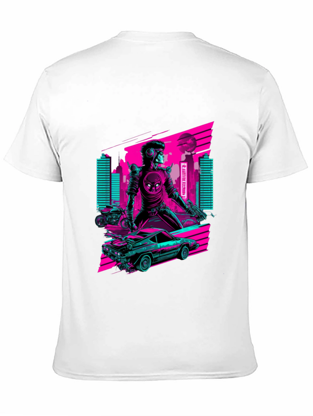 Retro Cyberpunk Rider T-Shirt