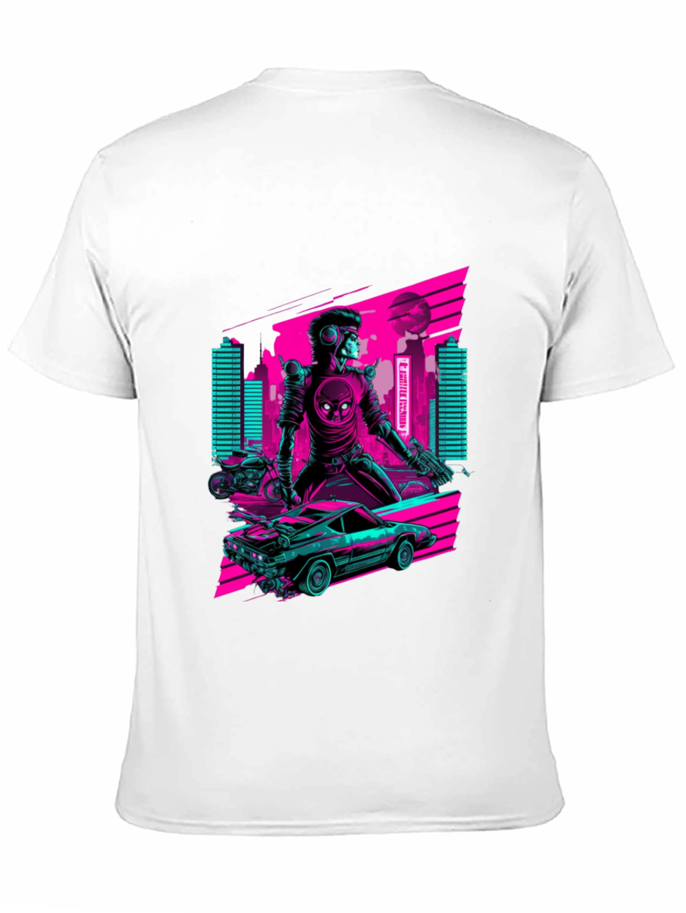 Retro Cyberpunk Rider T-Shirt