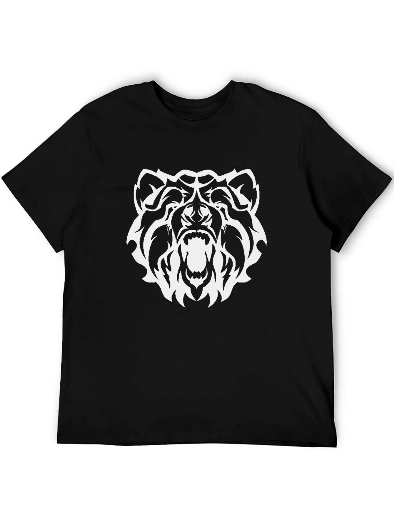 Bold Bear Graphic Tee - Black