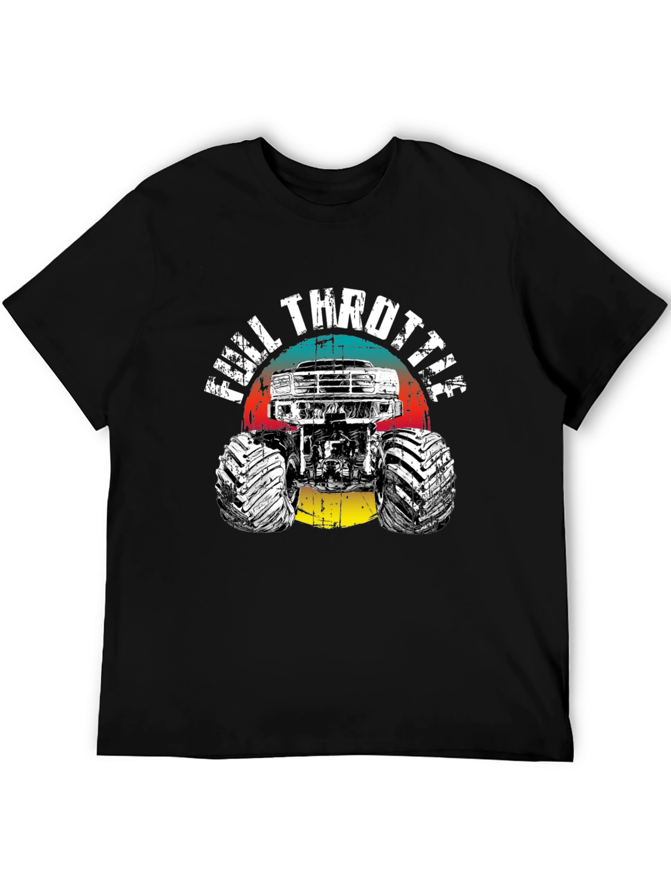 Full Throttle Monster Truck Graphic Tee
