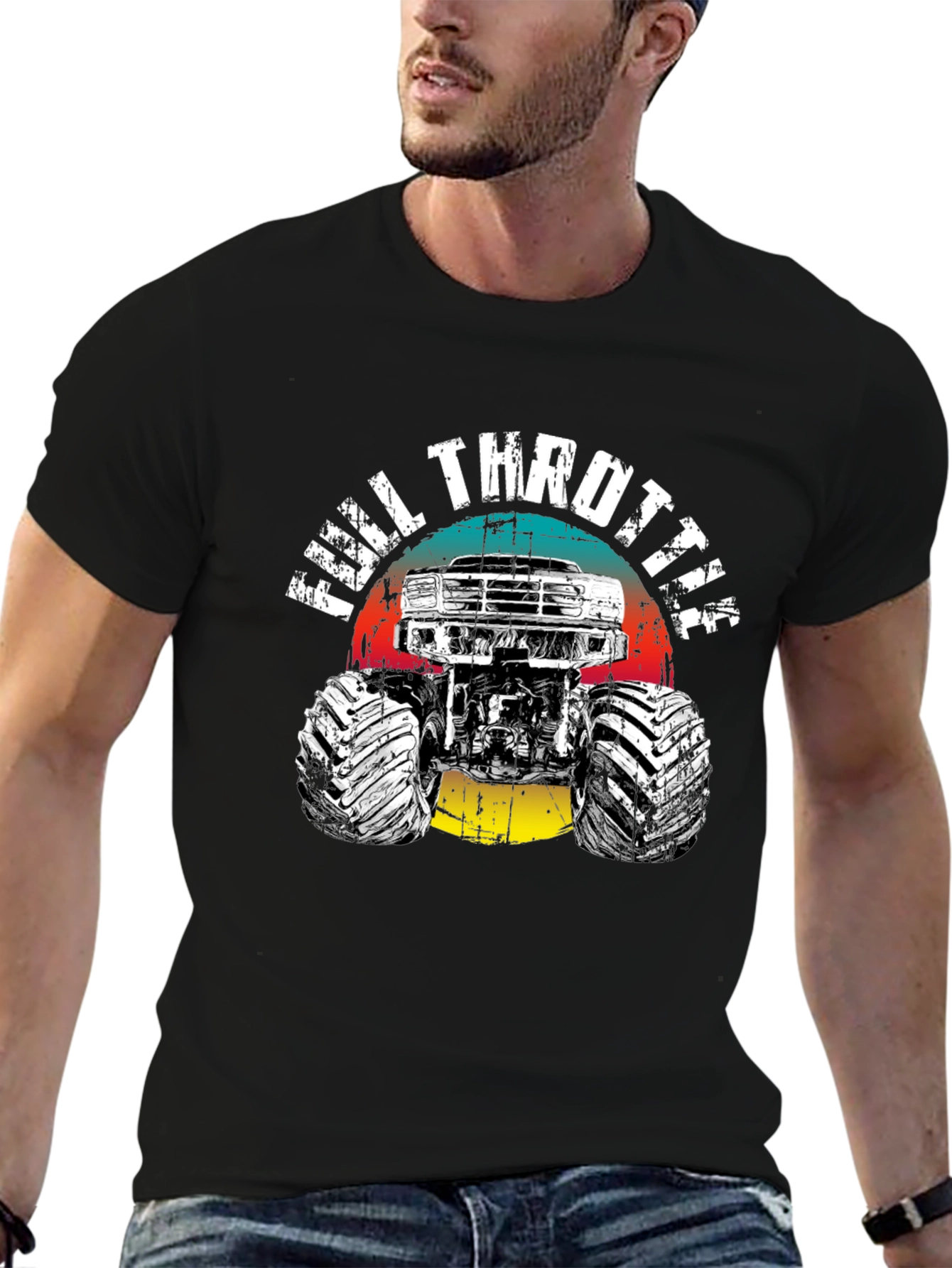 Full Throttle Monster Truck Graphic Tee