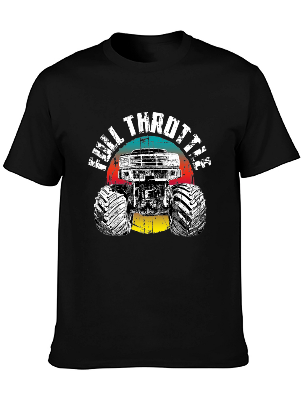 Full Throttle Monster Truck Graphic Tee