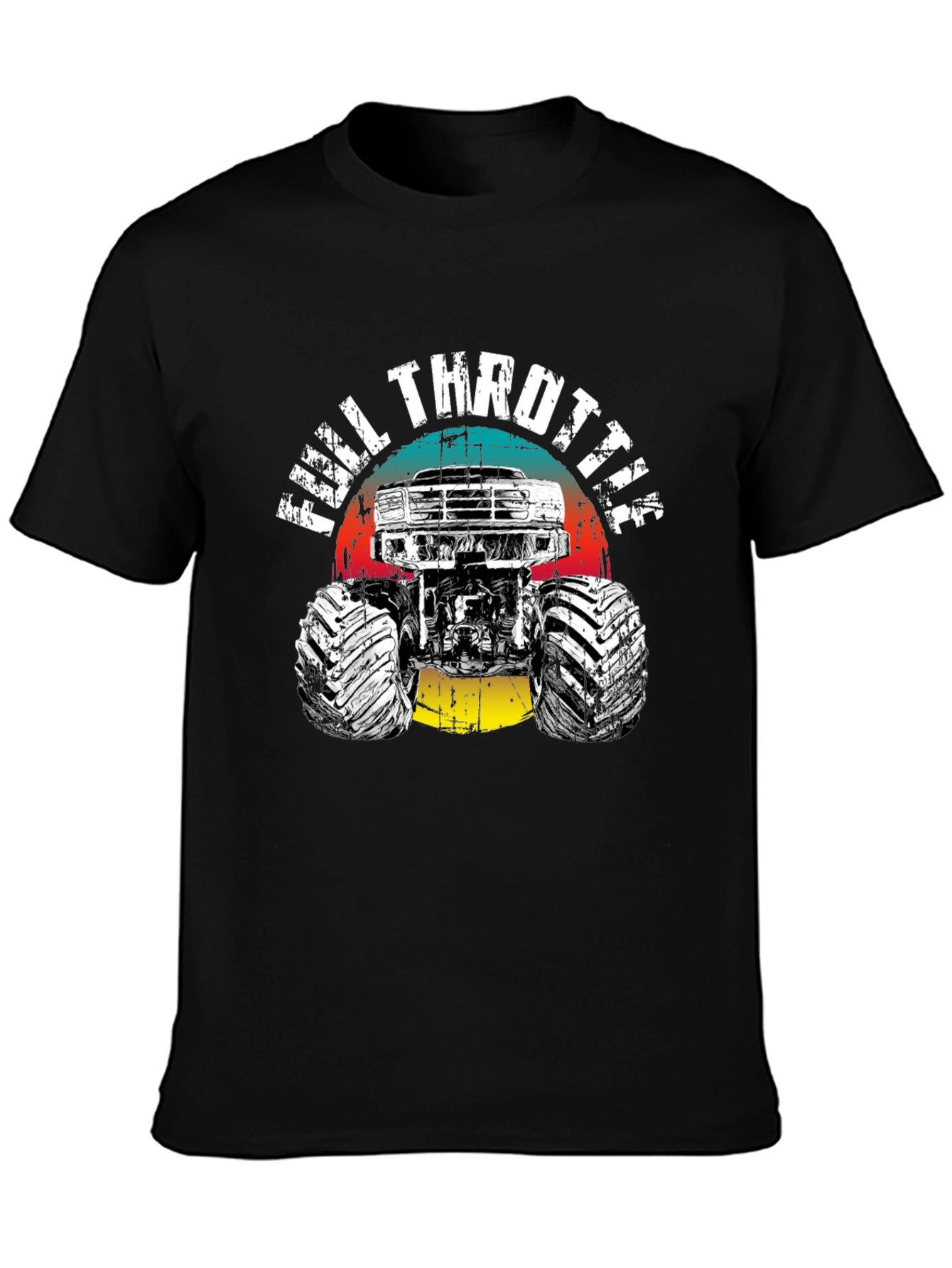 Full Throttle Monster Truck Graphic Tee
