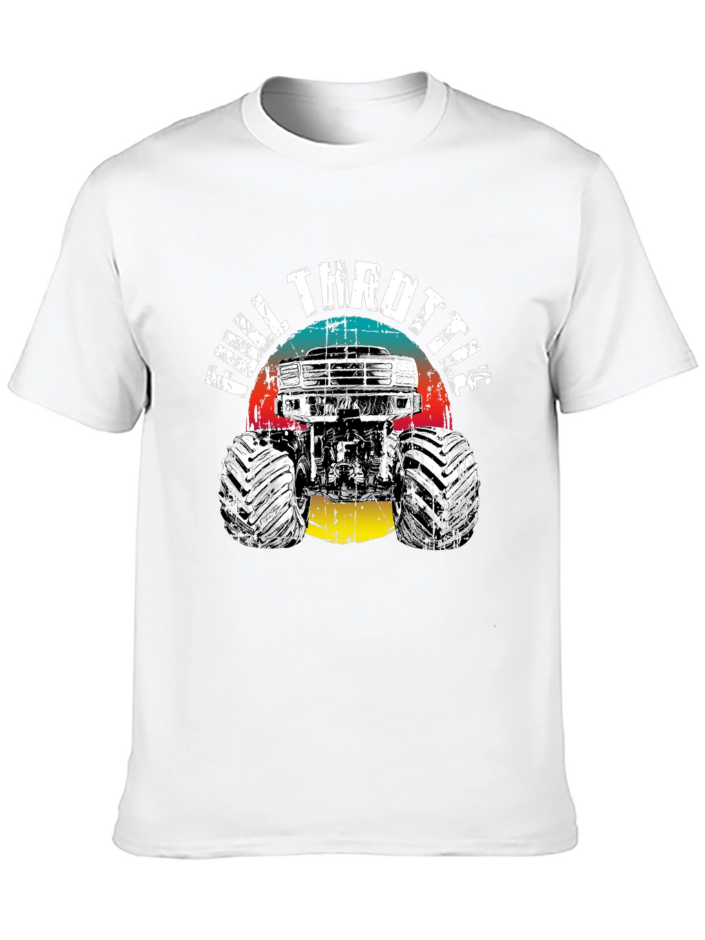 Full Throttle Monster Truck Graphic Tee