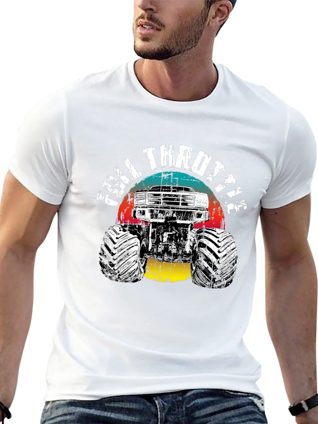Full Throttle Monster Truck Graphic Tee