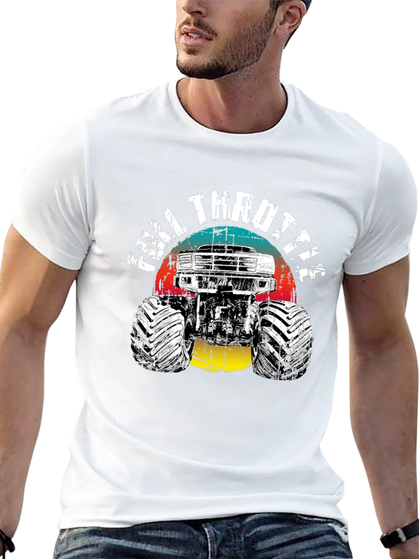 Full Throttle Monster Truck Graphic Tee