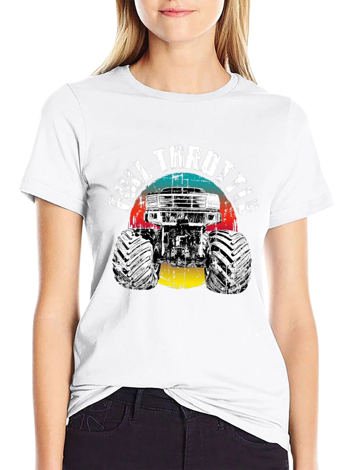 Full Throttle Monster Truck Graphic Tee