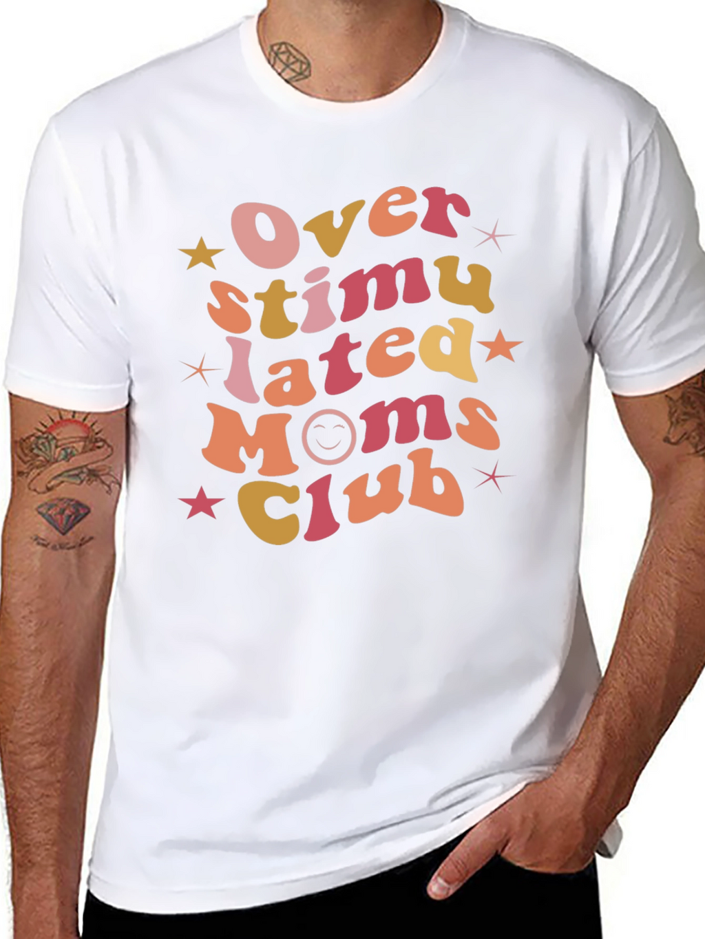Overstimulated Moms Club Graphic Tee