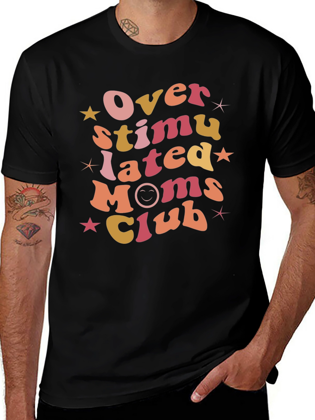 Overstimulated Moms Club Graphic Tee