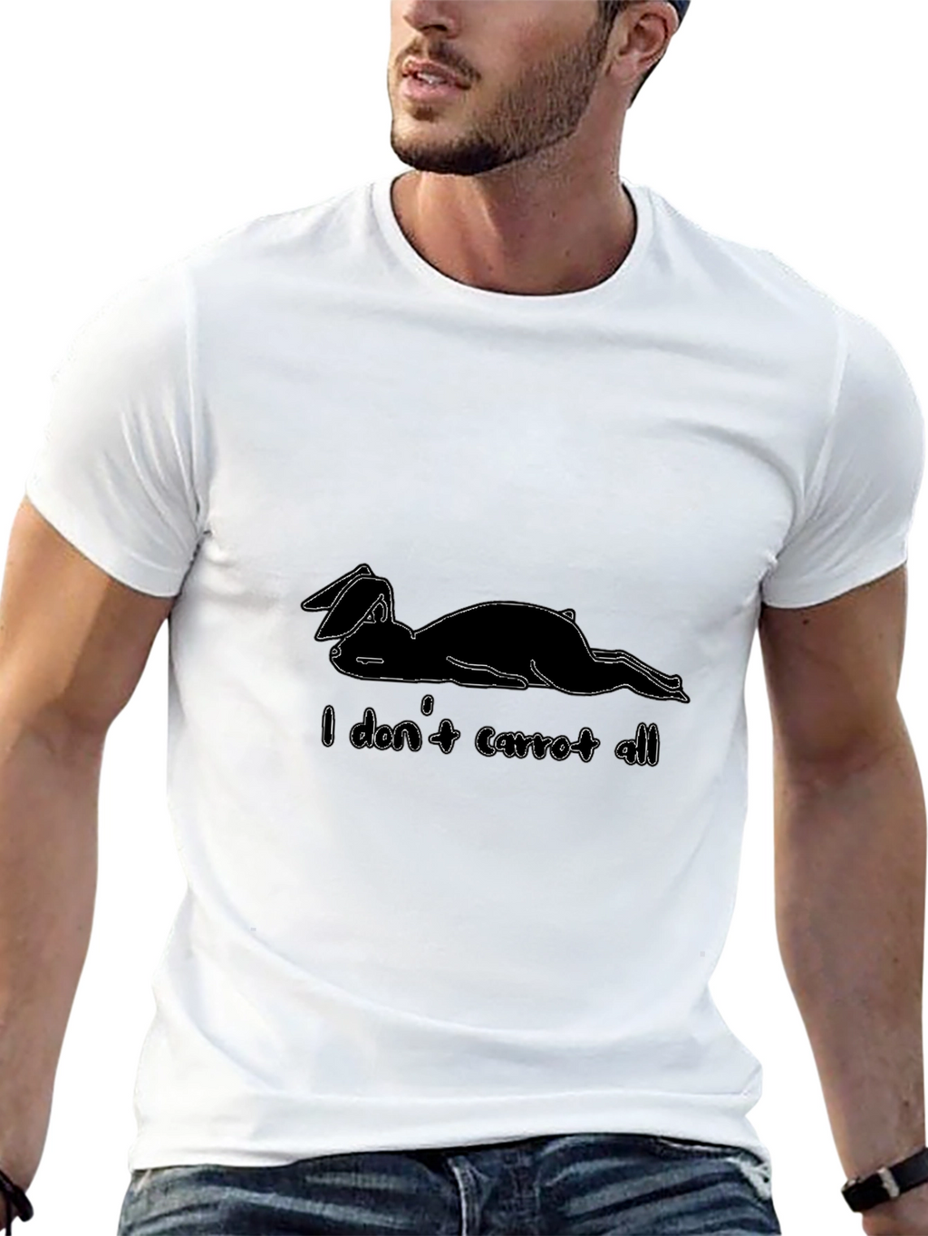 I Dont Carrot All - Funny Bunny T-Shirt