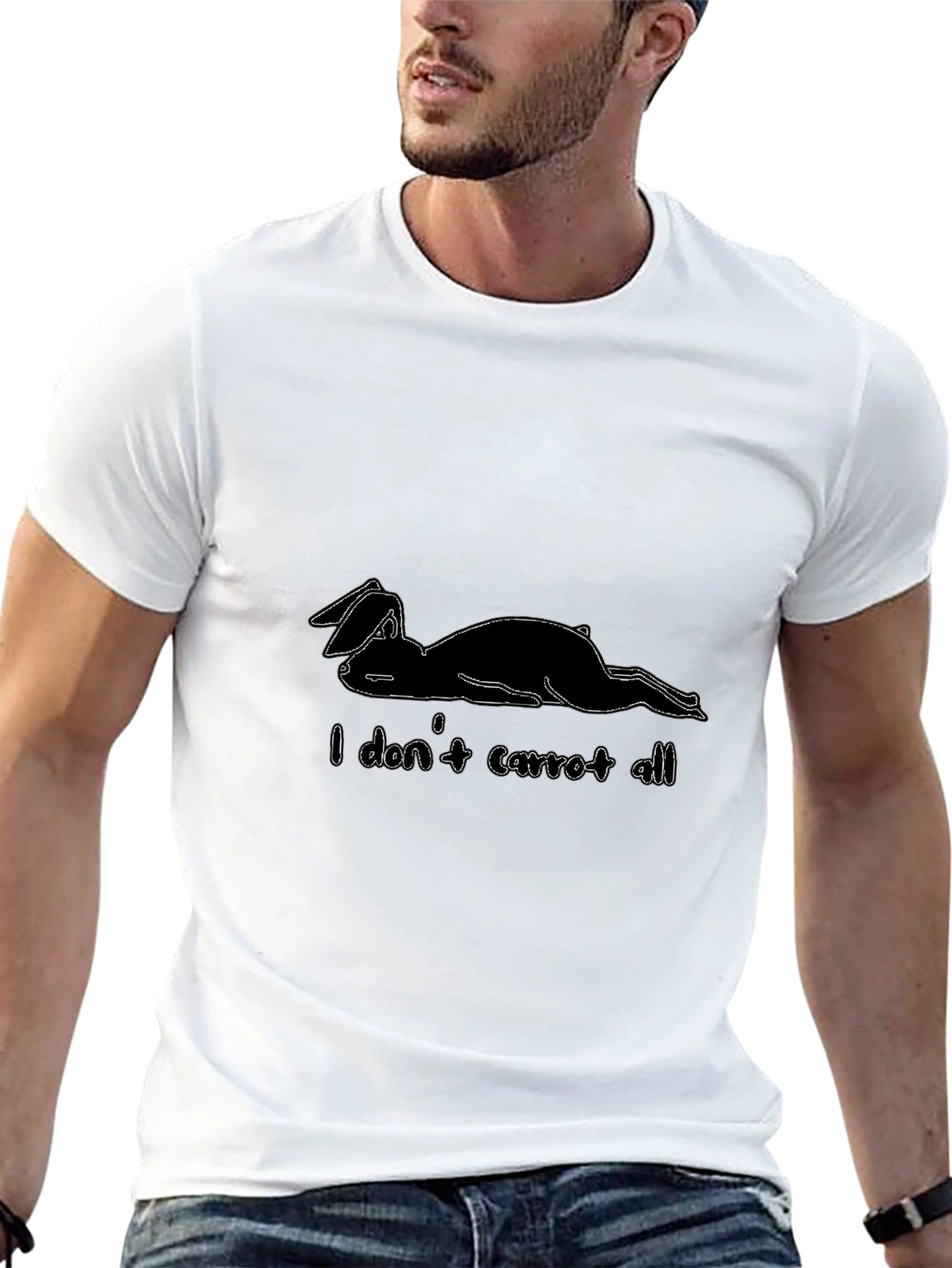 I Dont Carrot All - Funny Bunny T-Shirt