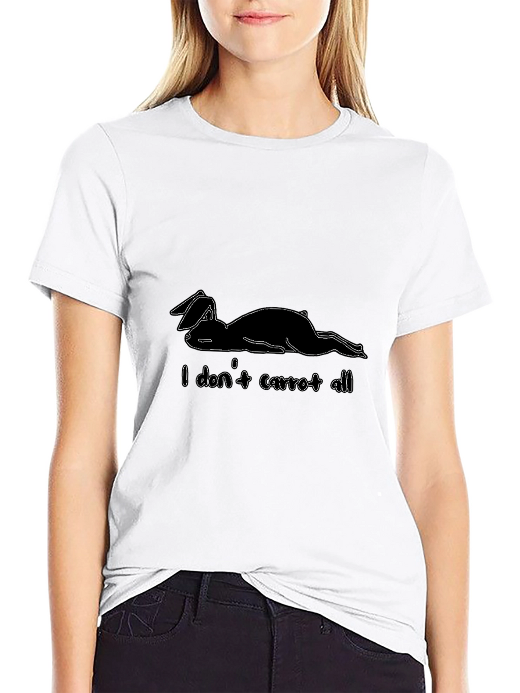 I Dont Carrot All - Funny Bunny T-Shirt