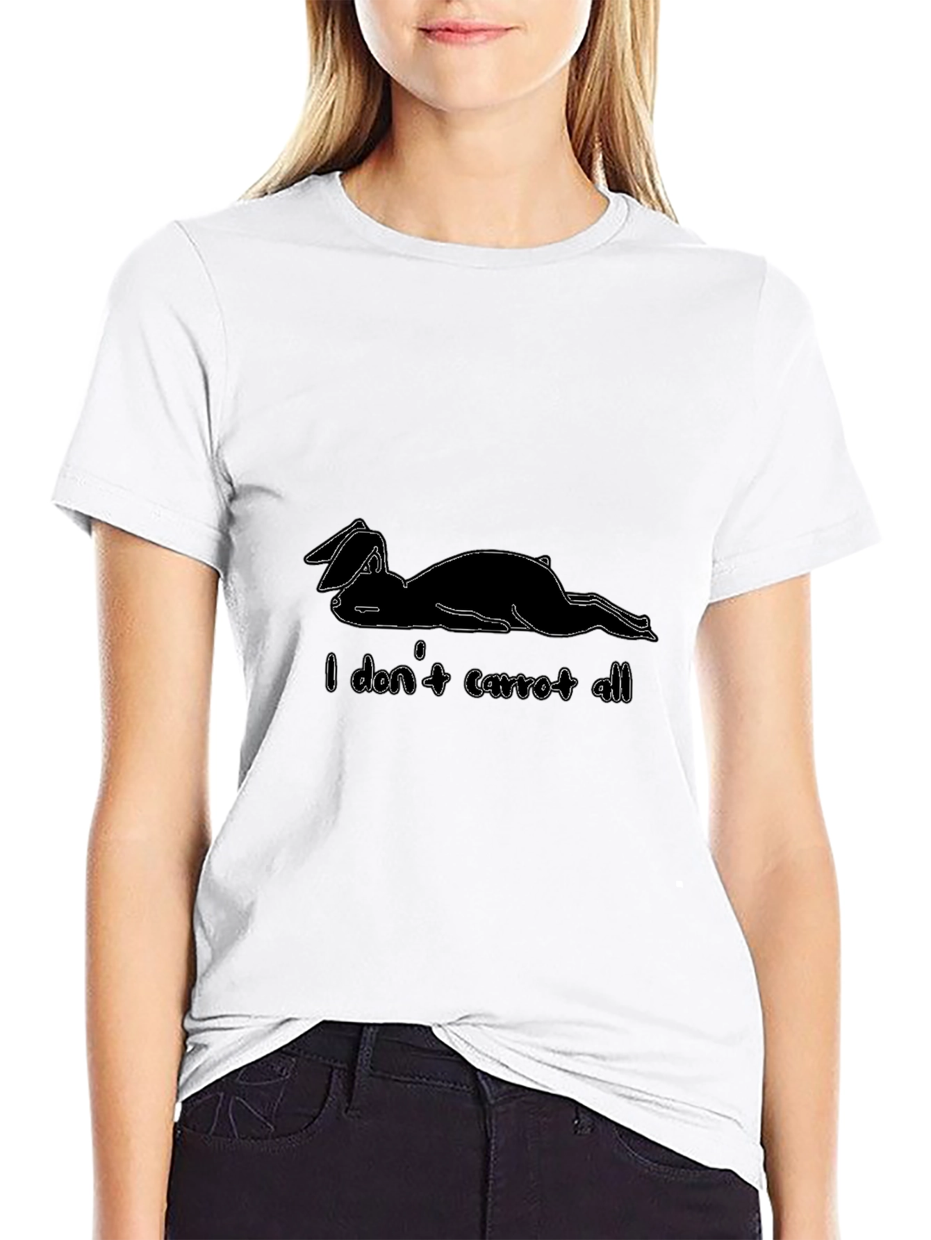 I Dont Carrot All - Funny Bunny T-Shirt