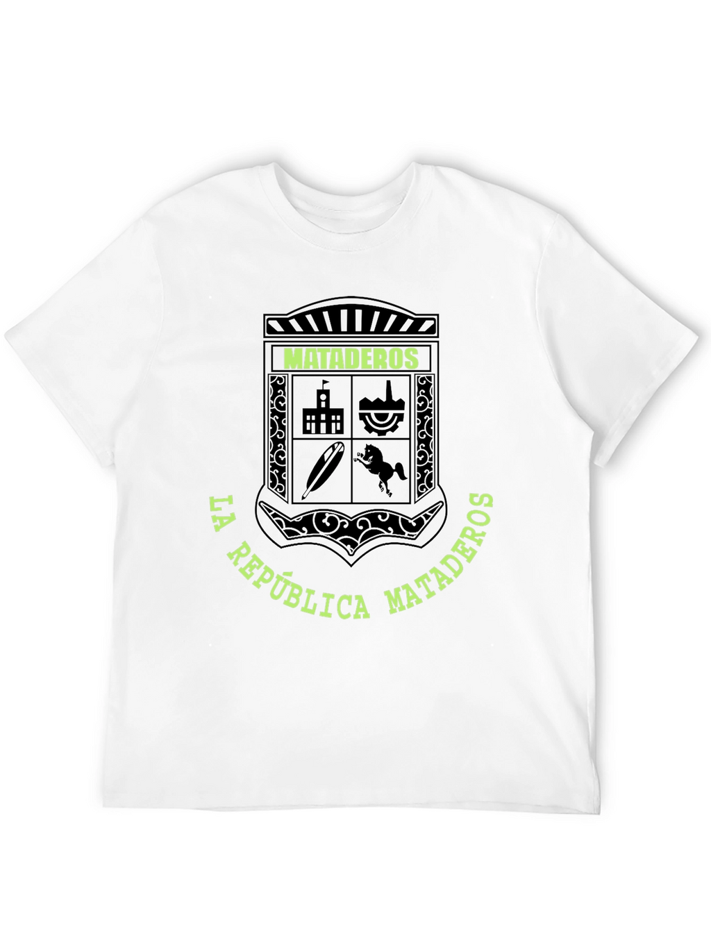 Mataderos Crest Graphic Tee - Black