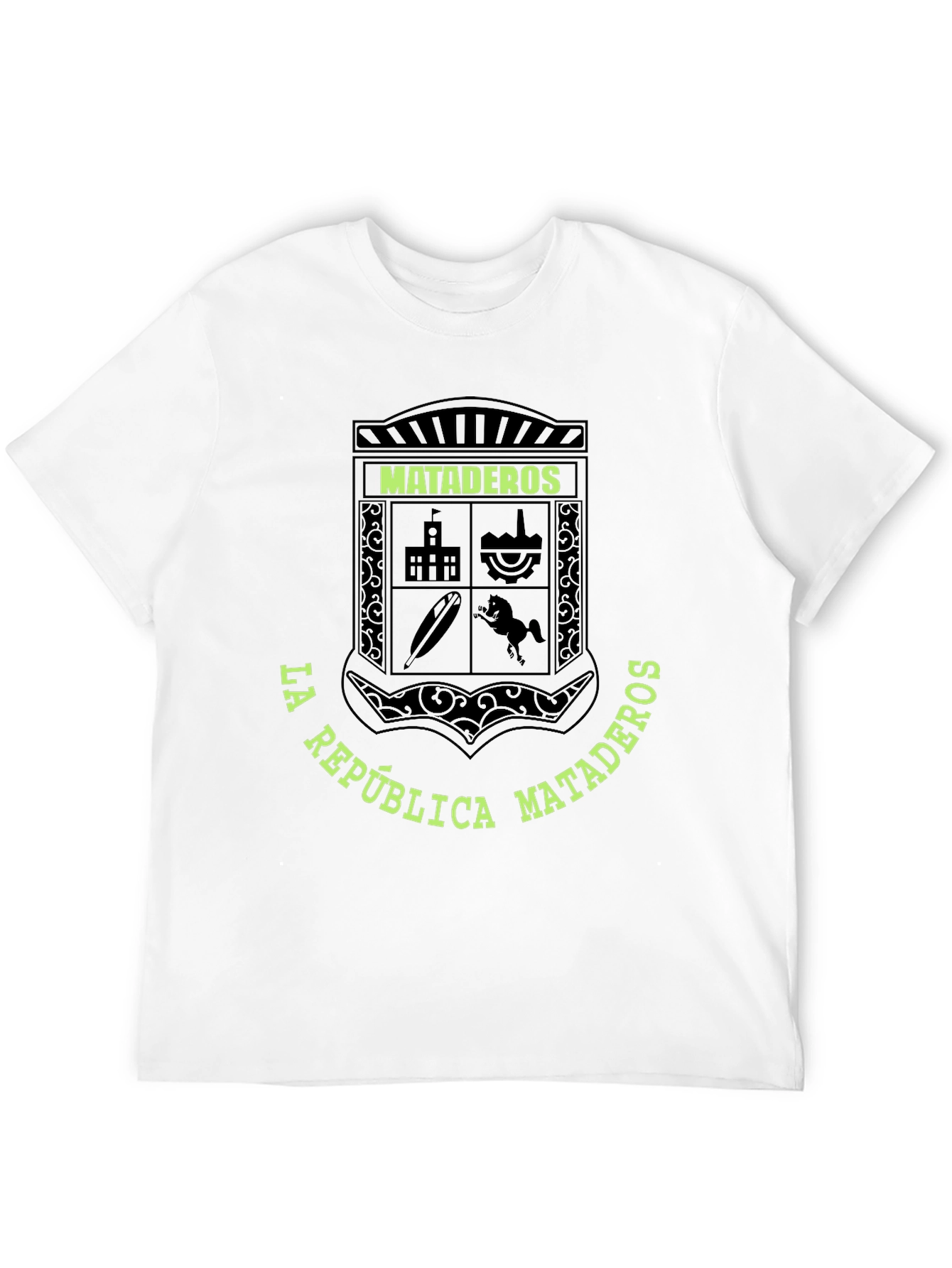 Mataderos Crest Graphic Tee - Black