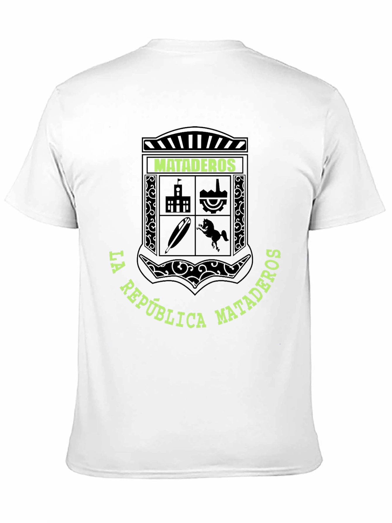 Mataderos Crest Graphic Tee - Black