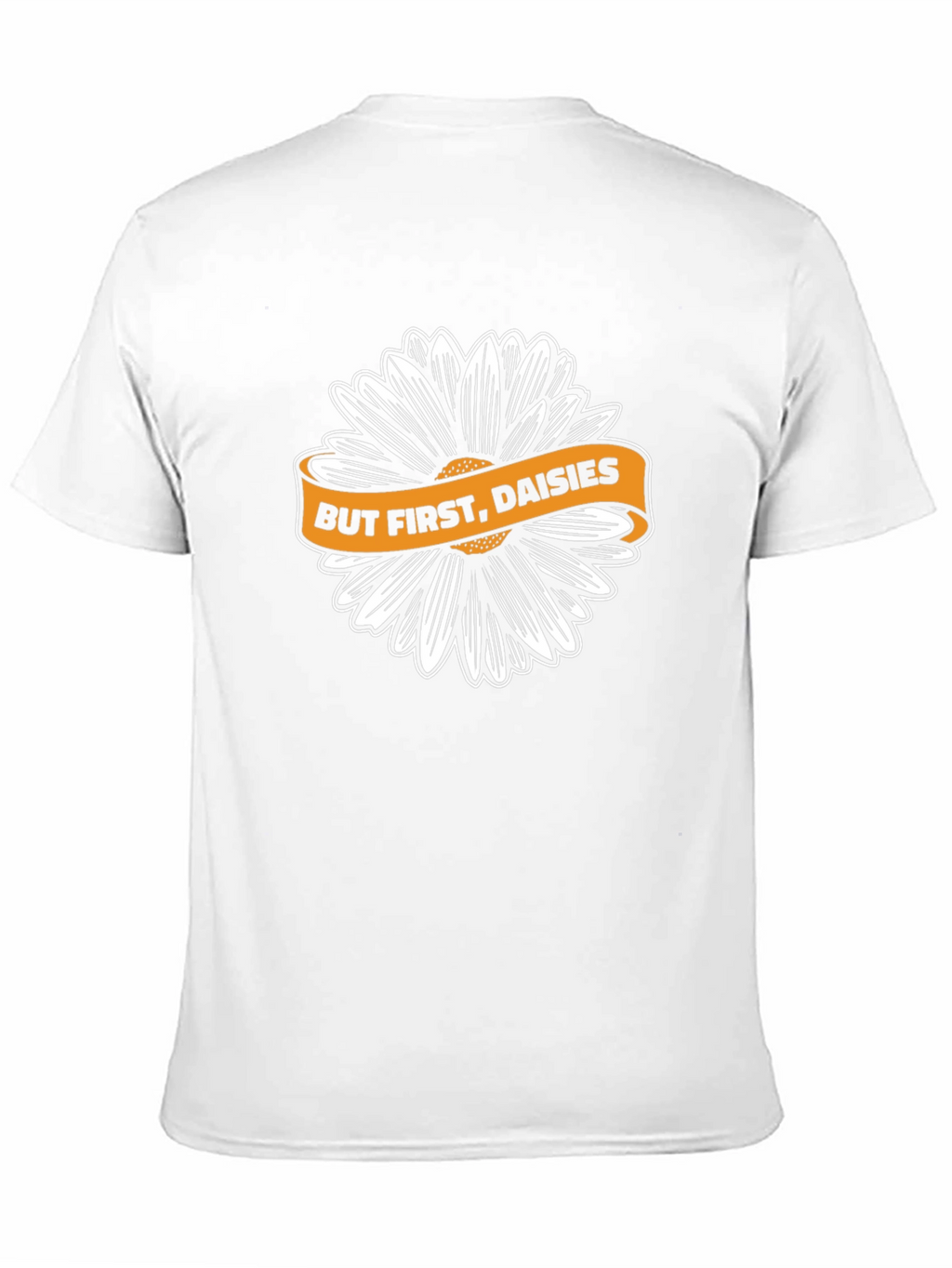 But First Daisies Black T-Shirt