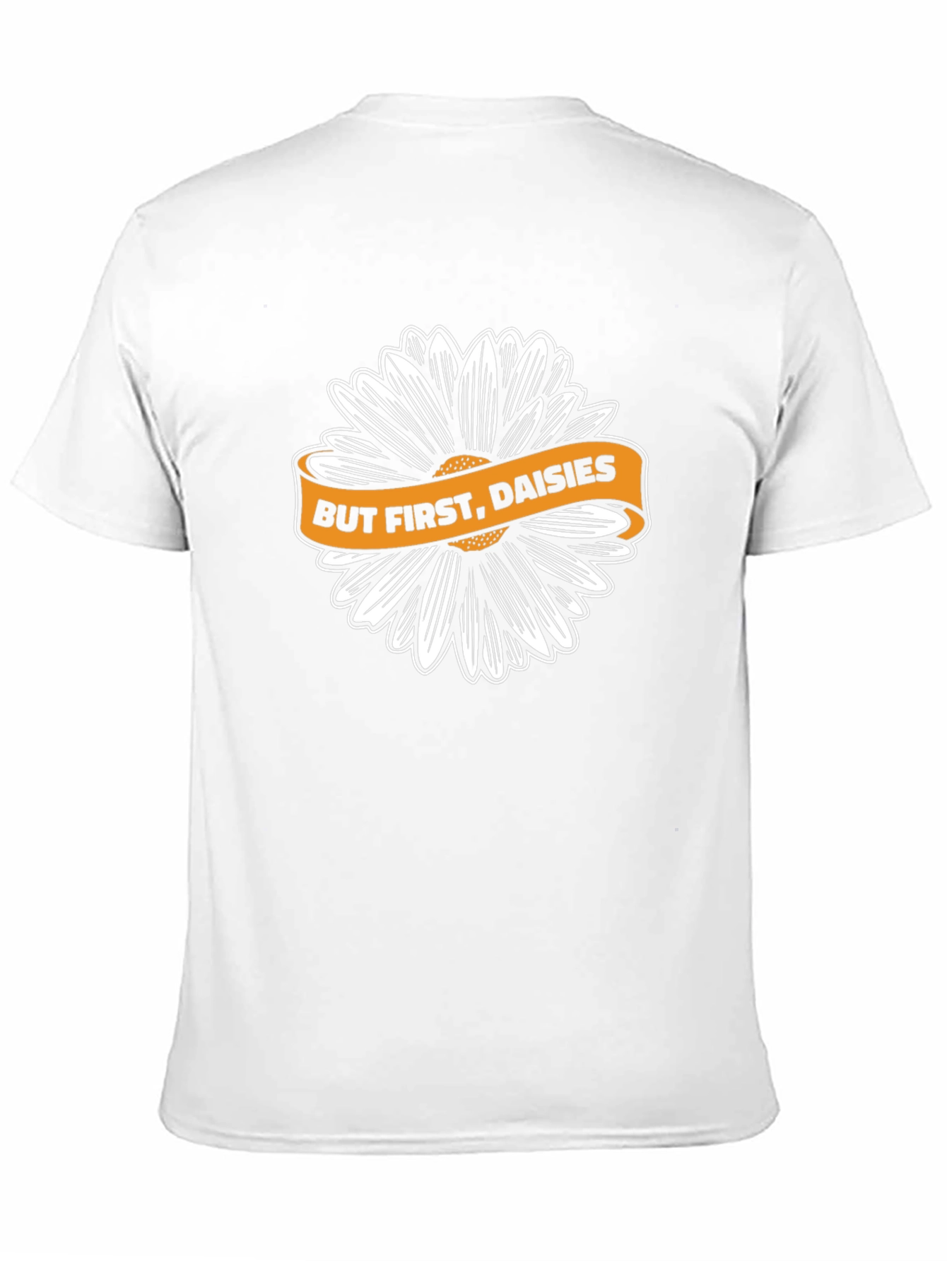 But First Daisies Black T-Shirt