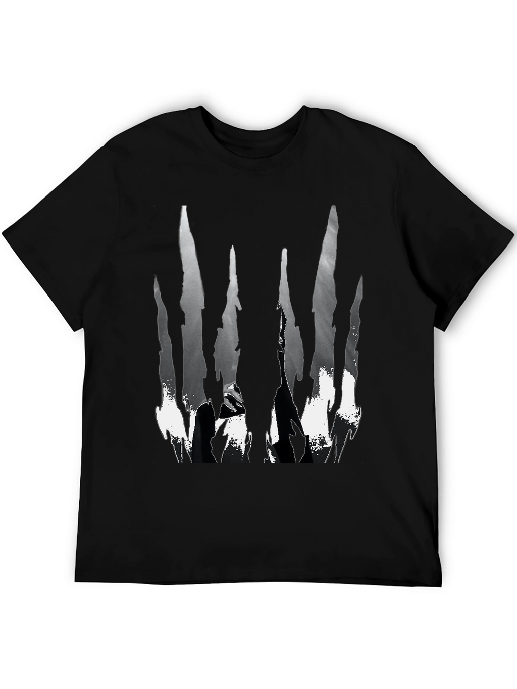 Abstract Black & White Graphic Tee