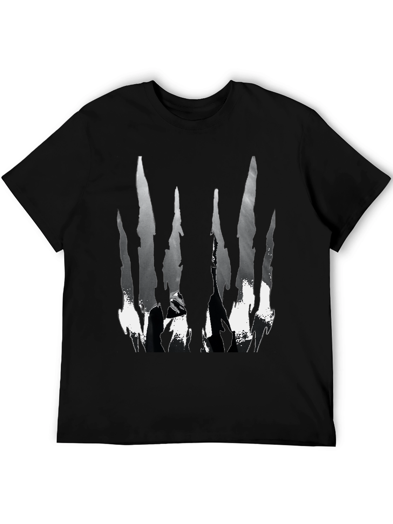 Abstract Black & White Graphic Tee
