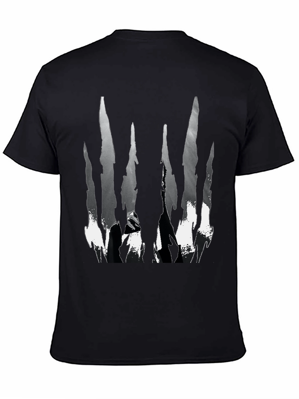 Abstract Black & White Graphic Tee
