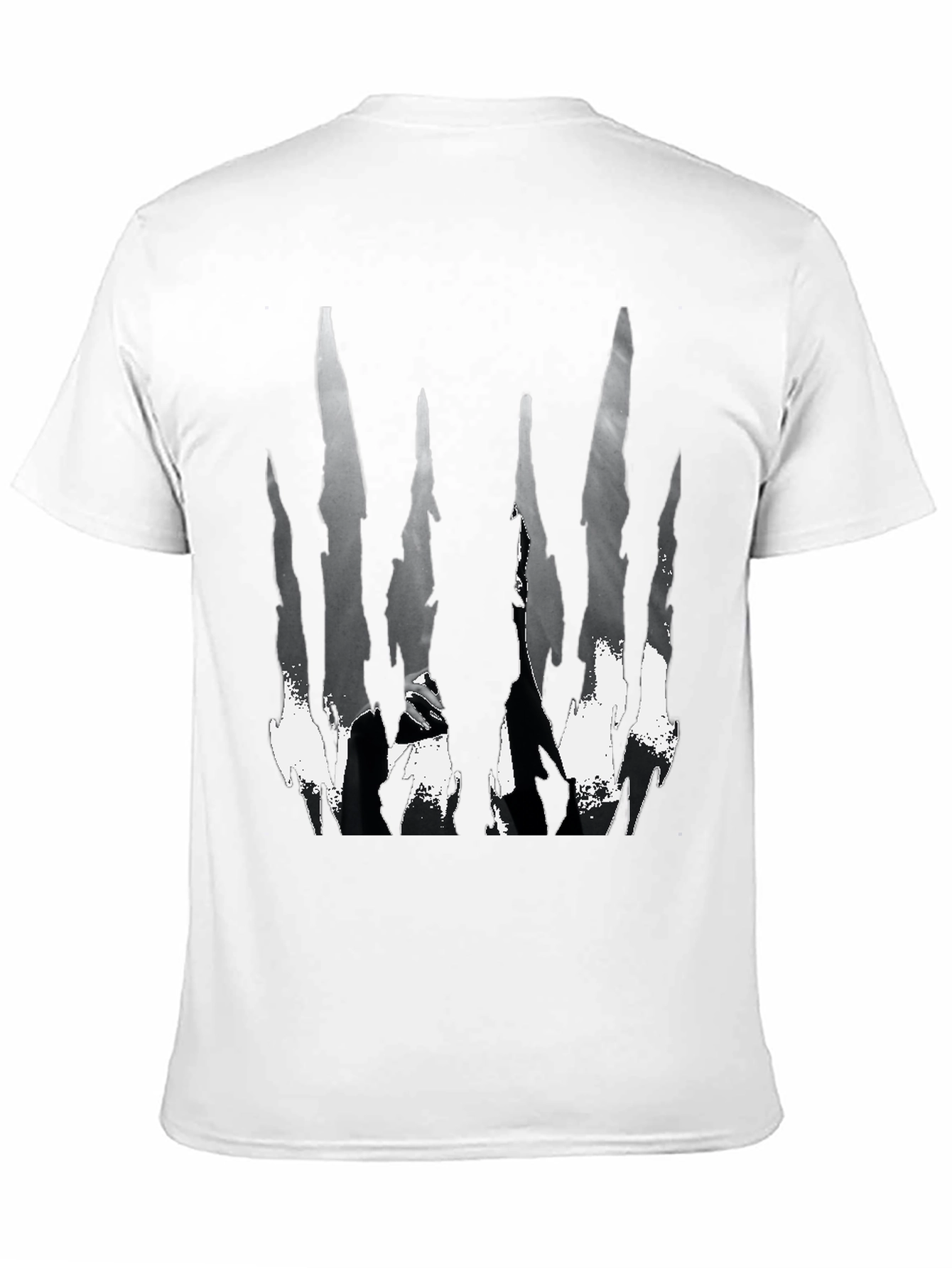 Abstract Black & White Graphic Tee