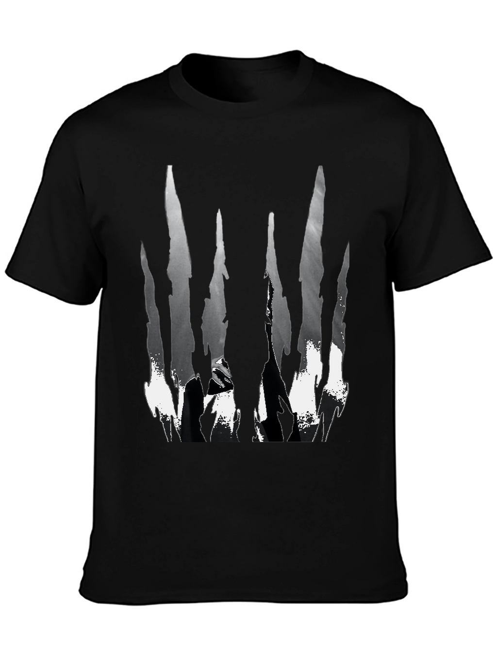 Abstract Black & White Graphic Tee