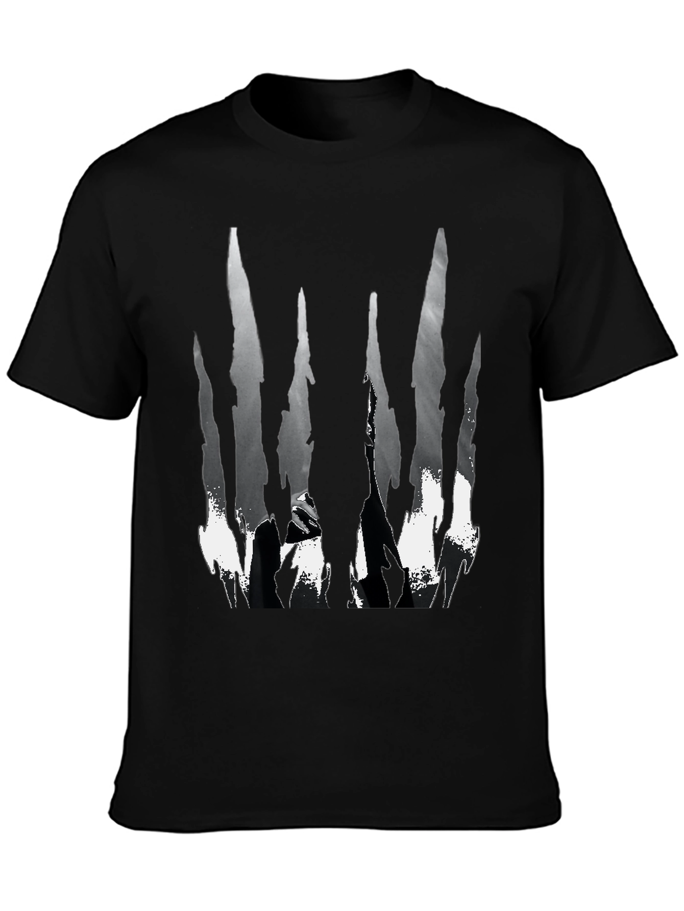 Abstract Black & White Graphic Tee