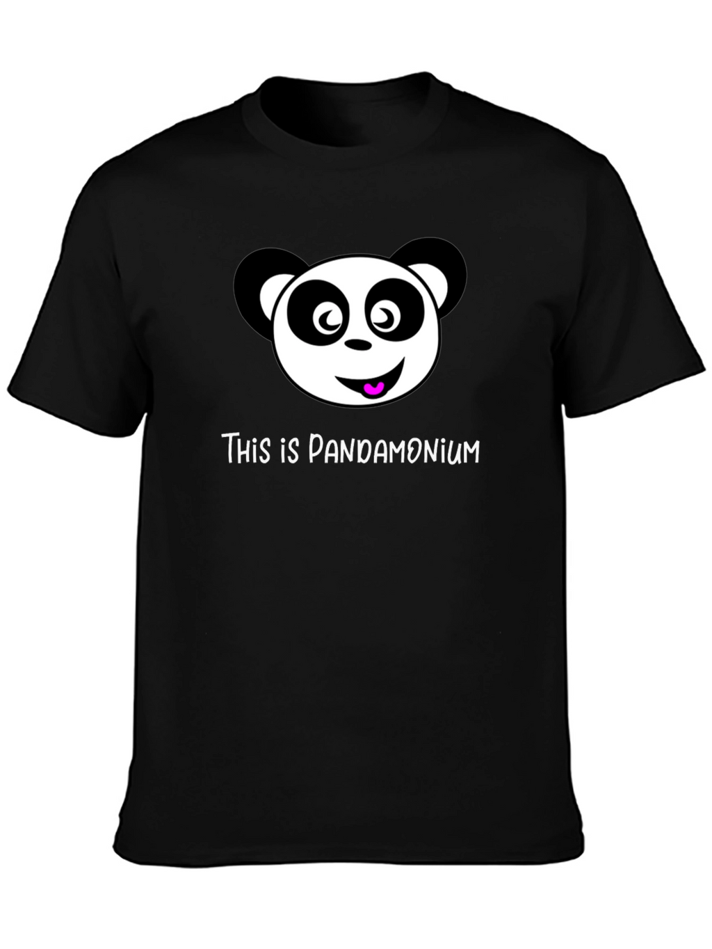 Pandamonium Black T-Shirt Panda Graphic Tee