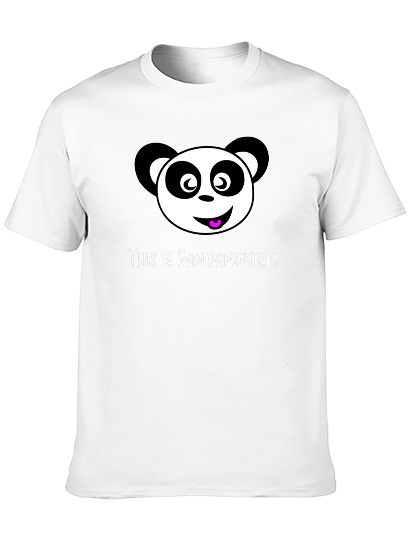 Pandamonium Black T-Shirt Panda Graphic Tee